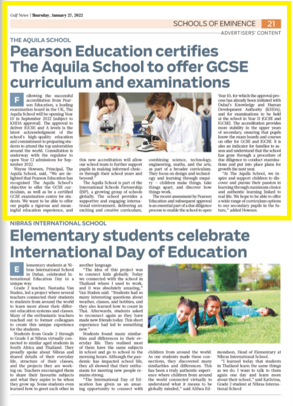 TAS - Schools of Eminence Article 3